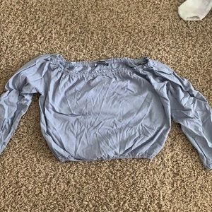 Brandy Melville off-the-shoulder crop top